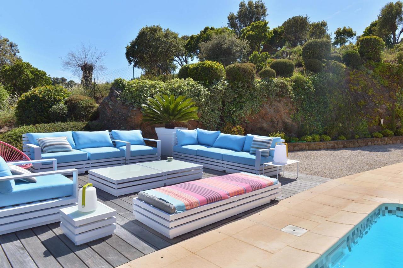 Villa Jucanos - Vue Mer Panoramique Golfe De St-Tropez 카발레르쉬르메르 외부 사진